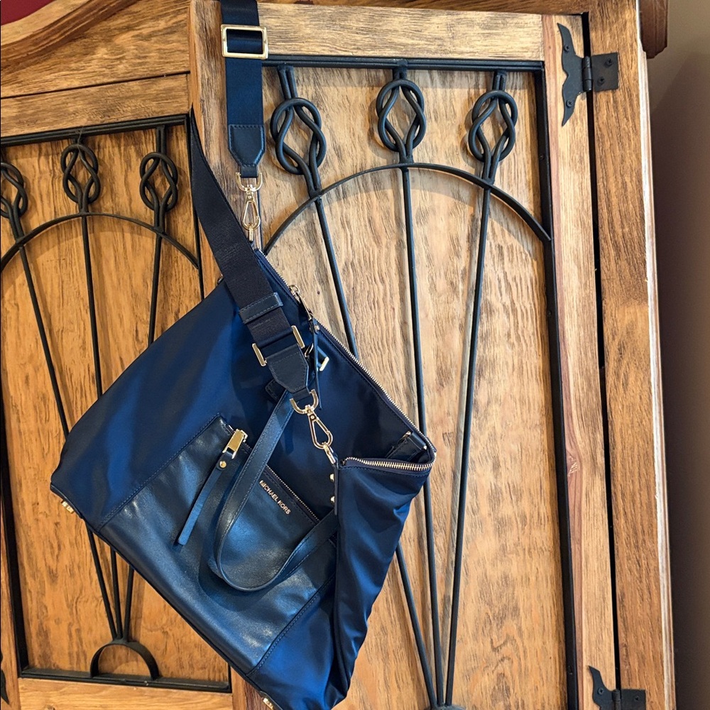 Michael Kors Dark Blue Tote Bag
